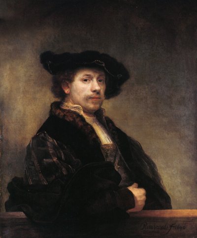 Autoportrait - Rembrandt van Rijn